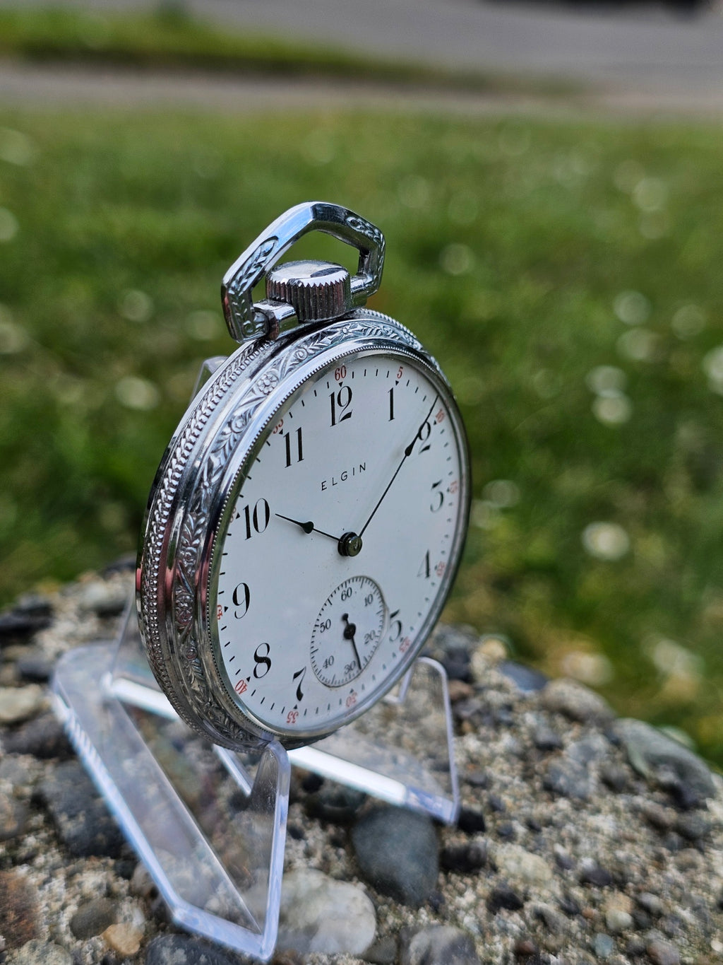 1911 Vintage Elgin Jewel Pocket Watch / Grade 313 / Size 16S SERVICED Keeps Time