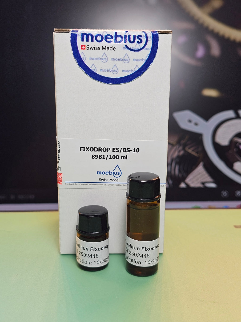 Epilame Moebius 8981 Fixodrop (repackaged in small bottle)